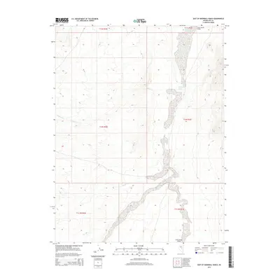 2015 Map of East of Snowball Ranch, 2015 Print