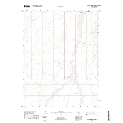 2018 Map of East of Snowball Ranch, 2018 Print