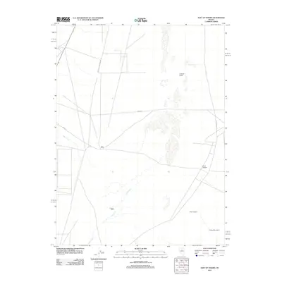 2012 Map of East of Tenabo, 2012 Print