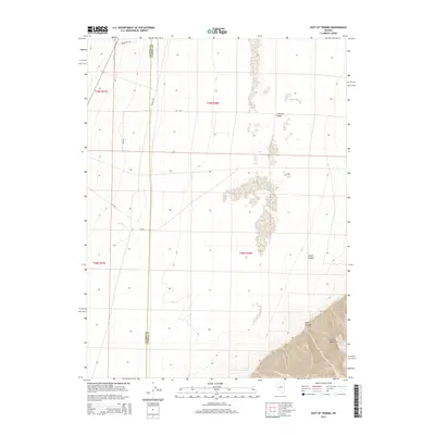 2014 Map of East of Tenabo, 2014 Print
