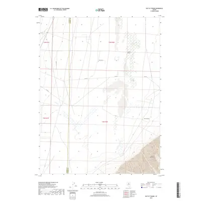 2018 Map of East of Tenabo, 2018 Print