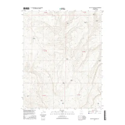 2017 Map of East of the Navajo, 2017 Print
