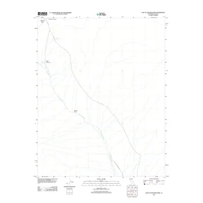 2012 Map of East of Tin Mountain, 2012 Print