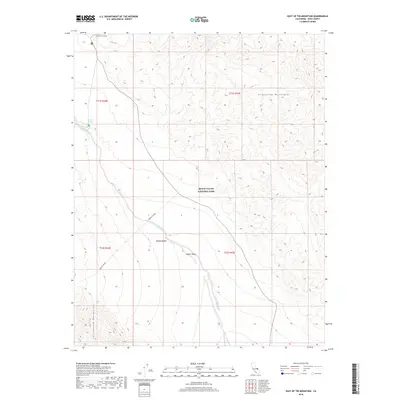 2018 Map of East of Tin Mountain, 2018 Print