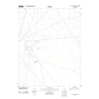 2012 Map of East of Tonopah, 2012 Print