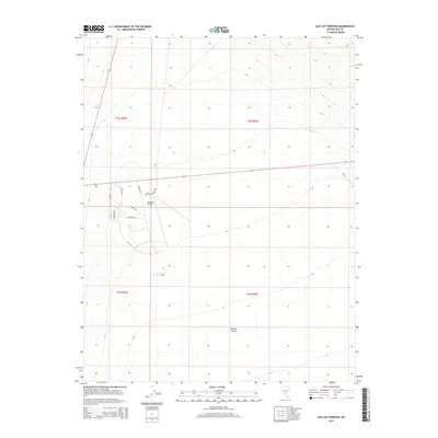 2015 Map of East of Tonopah, 2015 Print