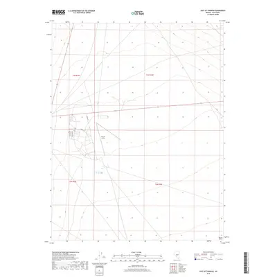 2018 Map of East of Tonopah, 2018 Print
