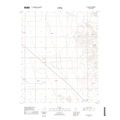 2018 Map of East of Utting, 2018 Print