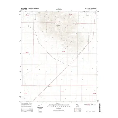 2015 Map of East of Victory Pass, 2015 Print