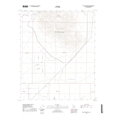 2018 Map of East of Victory Pass, 2018 Print