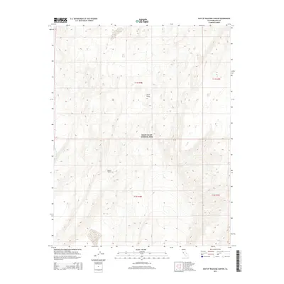 2015 Map of East of Waucoba Canyon, 2015 Print