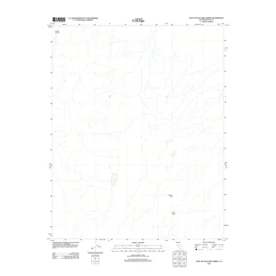 2012 Map of East of Waucoba Spring, 2012 Print