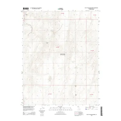2015 Map of East of Waucoba Spring, 2015 Print