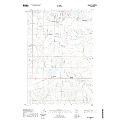 2020 Map of East Olympia, 2020 Print
