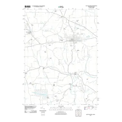 2010 Map of East Palestine, 2010 Print