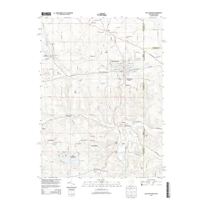 2013 Map of East Palestine, 2013 Print