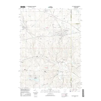 2016 Map of East Palestine, 2016 Print