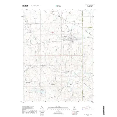 2019 Map of East Palestine, 2019 Print