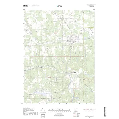 2023 Map of East Palestine, 2023 Print