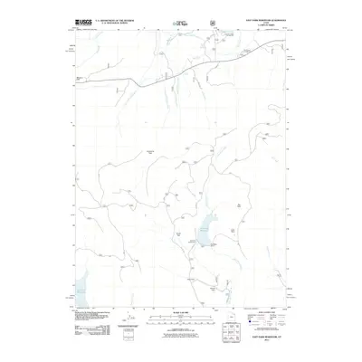 2011 Map of East Park Reservoir, 2011 Print