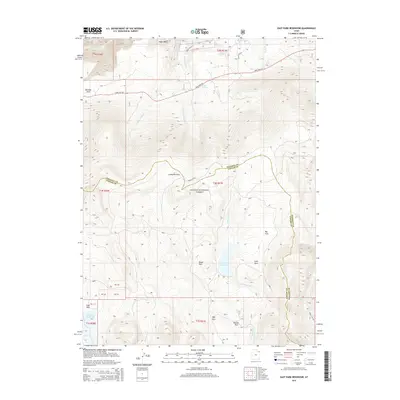 2014 Map of East Park Reservoir, 2014 Print