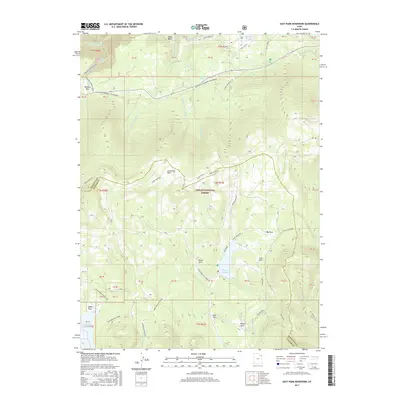 2017 Map of East Park Reservoir, 2017 Print
