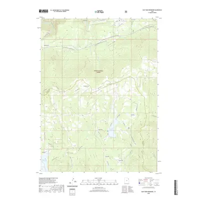 2020 Map of East Park Reservoir, 2020 Print