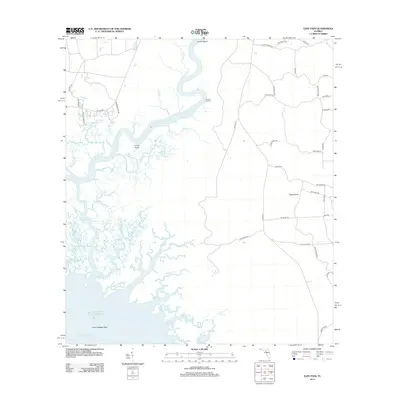2012 Map of East Pass, 2012 Print