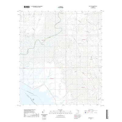 2021 Map of East Pass, 2021 Print
