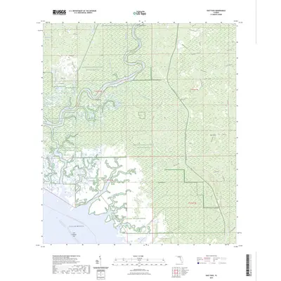 2024 Map of East Pass, 2024 Print