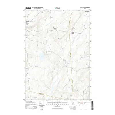 2014 Map of East Pittston, 2014 Print