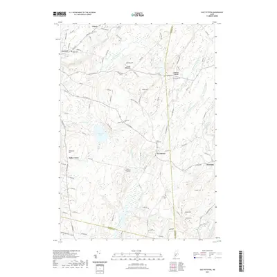 2021 Map of East Pittston, 2021 Print