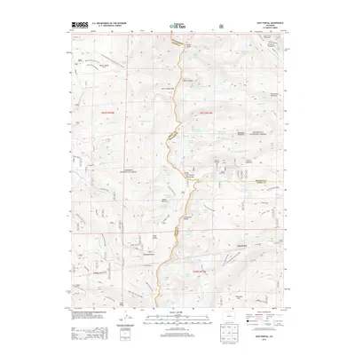 2013 Map of East Portal, 2013 Print