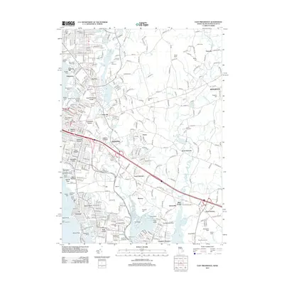 2012 Map of East Providence, 2012 Print