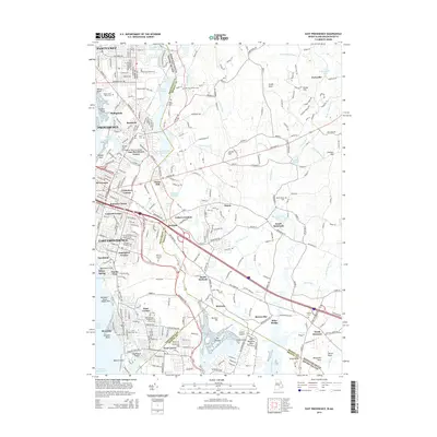 2015 Map of East Providence, 2015 Print