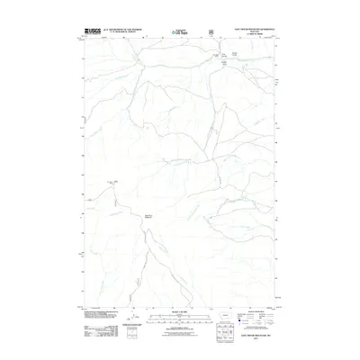 2011 Map of East Pryor Mountain, 2011 Print