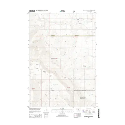2014 Map of East Pryor Mountain, 2014 Print