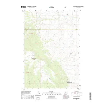 2020 Map of East Pryor Mountain, 2020 Print