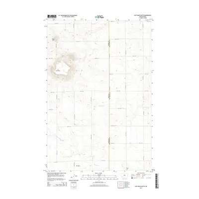 2014 Map of East Rainy Butte, 2014 Print