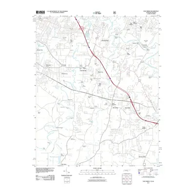 2011 Map of East Ridge, 2011 Print