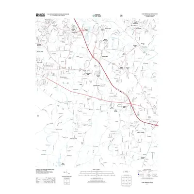 2013 Map of East Ridge, 2013 Print