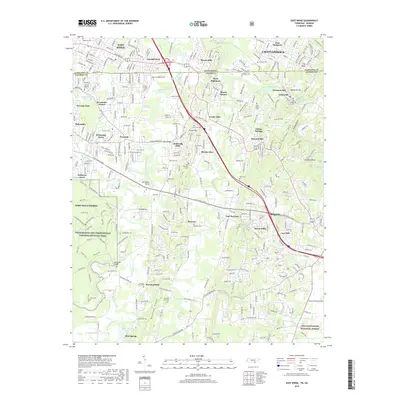 2019 Map of East Ridge, 2019 Print