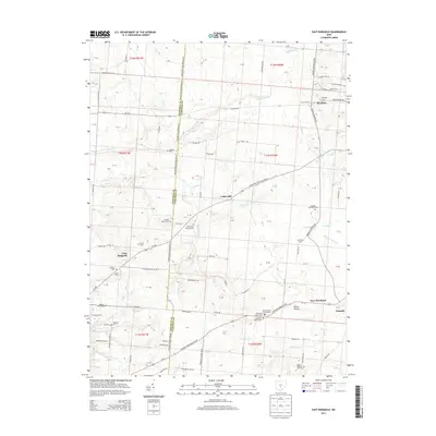 2013 Map of East Ringgold, 2013 Print
