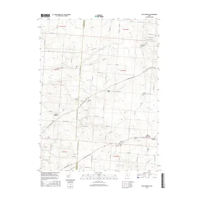 2016 Map of East Ringgold, 2016 Print