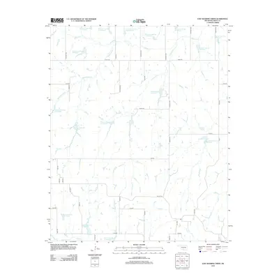2012 Map of East Roaring Creek, 2012 Print