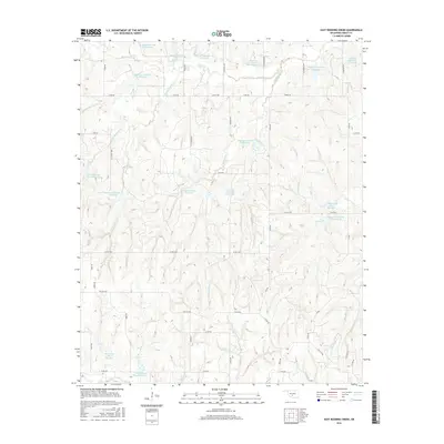 2016 Map of East Roaring Creek, 2016 Print