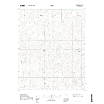 2018 Map of East Roaring Creek, 2018 Print