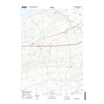 2016 Map of East Springfield, 2016 Print