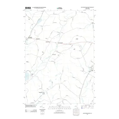 2013 Map of East Springfield, 2013 Print