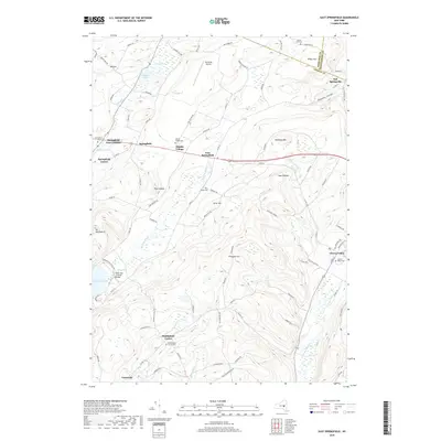 2019 Map of East Springfield, 2019 Print